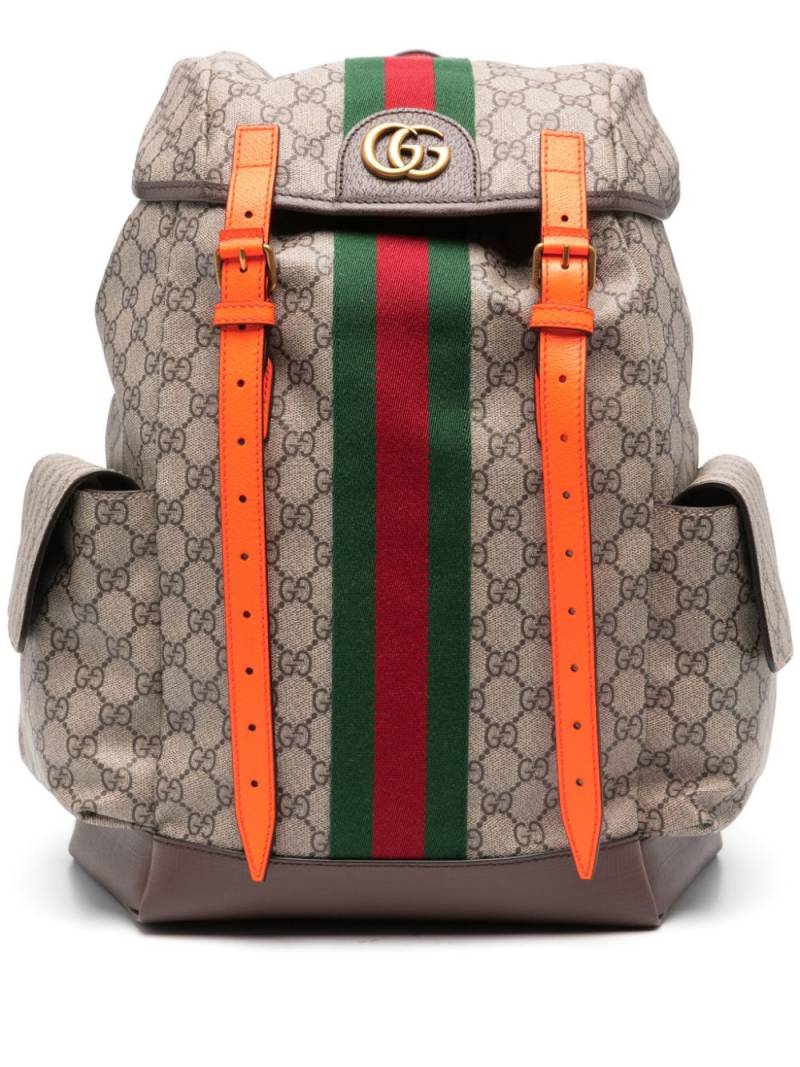 Gucci medium Ophidia GG backpack - Neutrals von Gucci