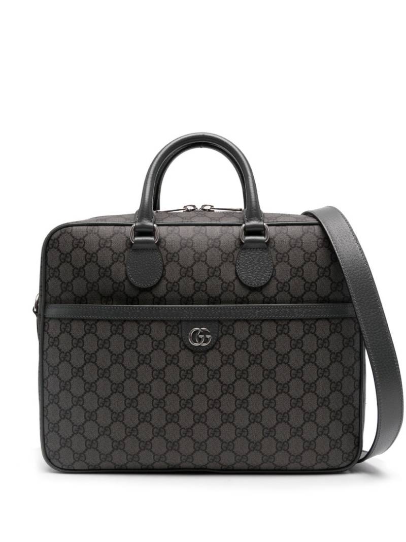 Gucci medium Ophidia GG briefcase - Grey von Gucci