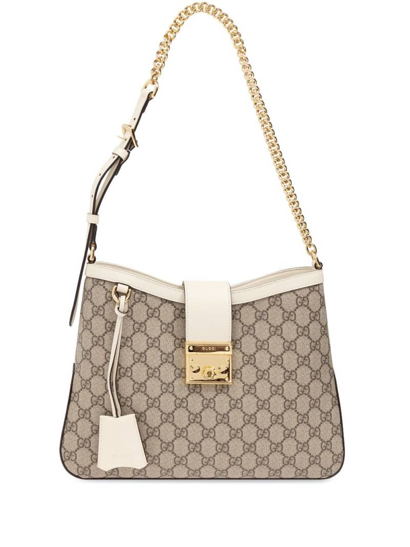 Gucci medium Padlock GG shoulder bag - Neutrals von Gucci