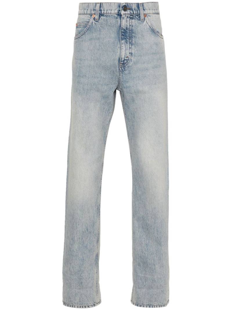 Gucci mid-rise straight-leg jeans - Blue von Gucci