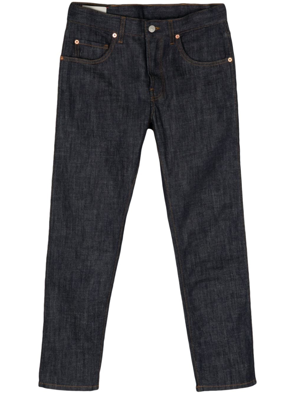 Gucci mid-rise tapered jeans - Blue von Gucci