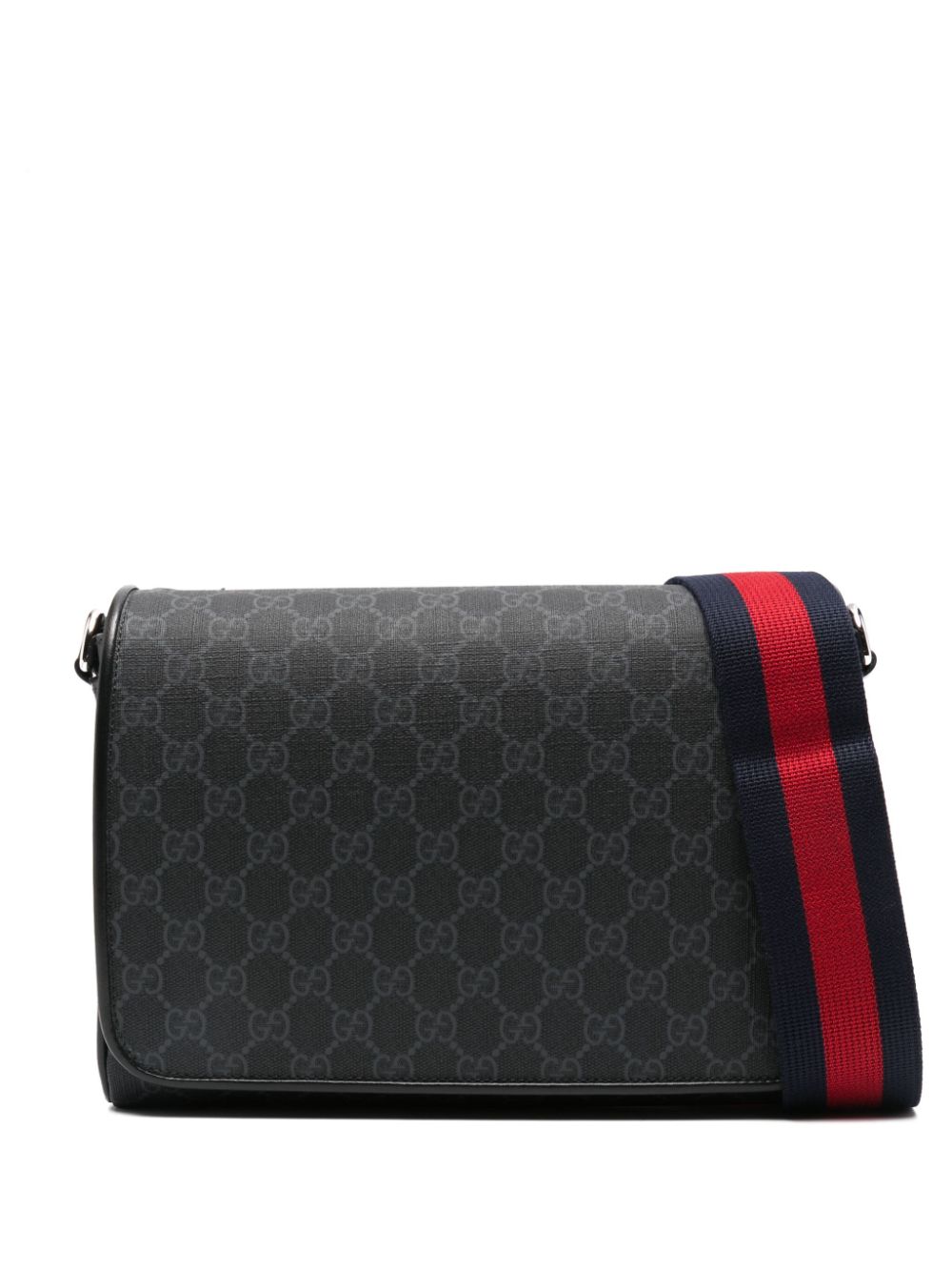 Gucci mini GG Super crossbody bag - Black von Gucci