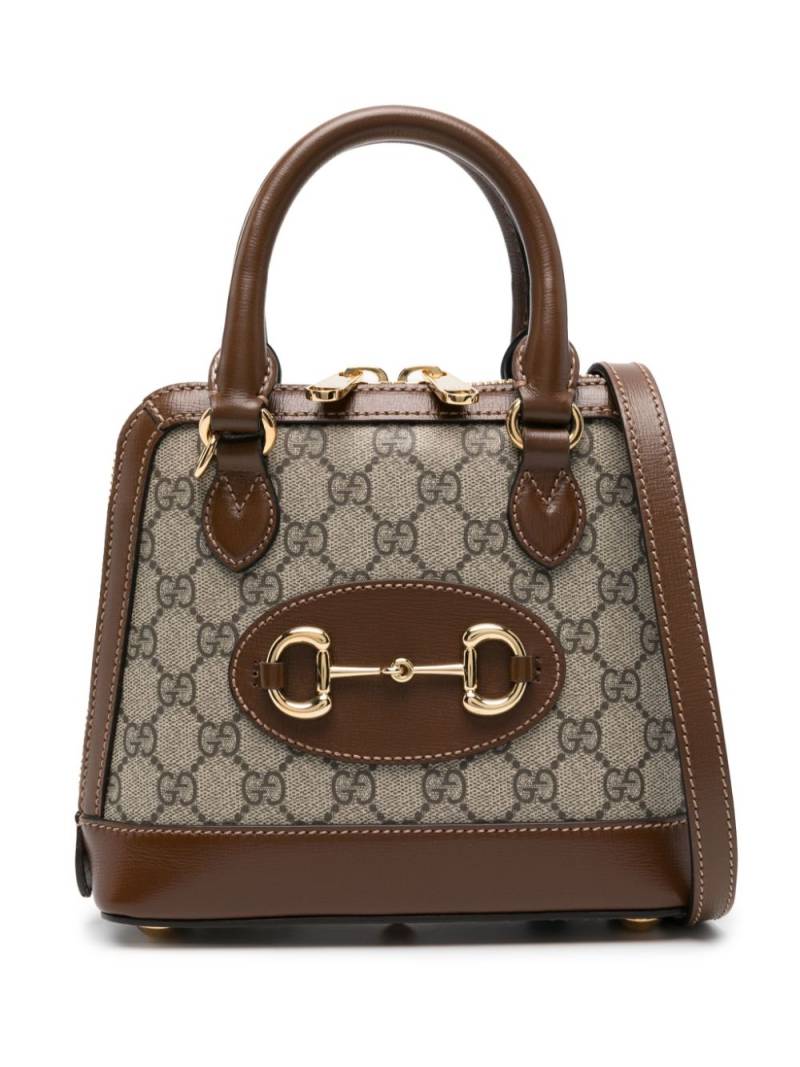 Gucci mini Horsebit 1955 top-handle bag - Neutrals von Gucci