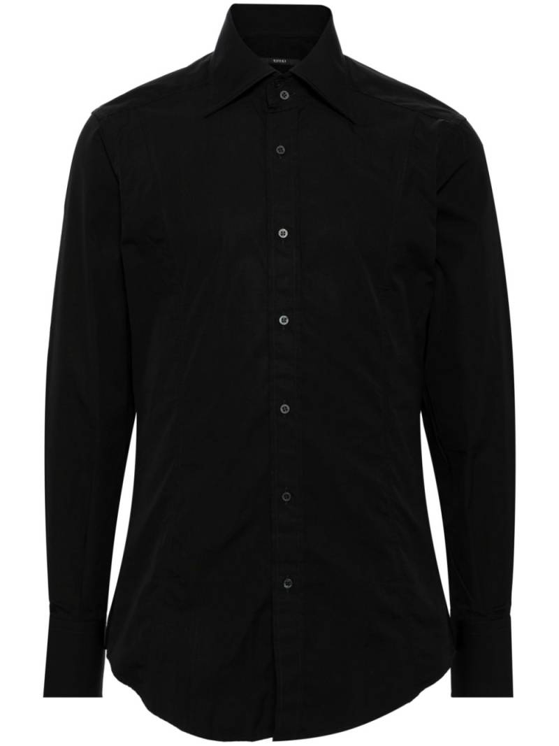 Gucci cotton long-sleeve shirt - Black von Gucci