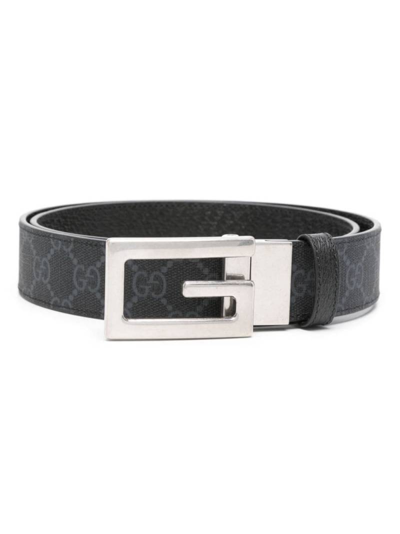 Gucci reversible leather belt - Black von Gucci