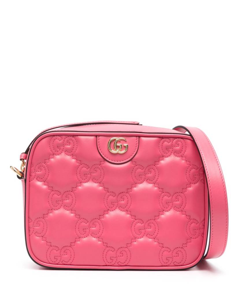 Gucci small GG matelassé shoulder bag - Pink von Gucci