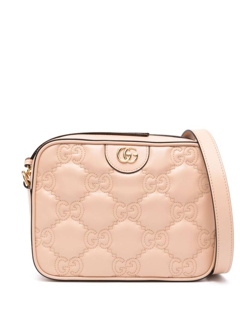 Gucci small GG Matelassé shoulder bag - Pink von Gucci