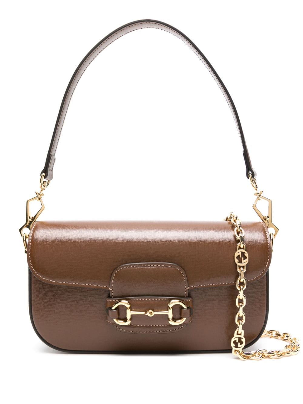 Gucci small Horsebit 1955 crossbody bag - Brown von Gucci