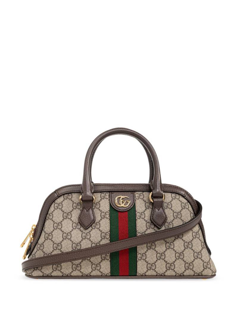 Gucci small Ophidia top handle bag - Brown von Gucci