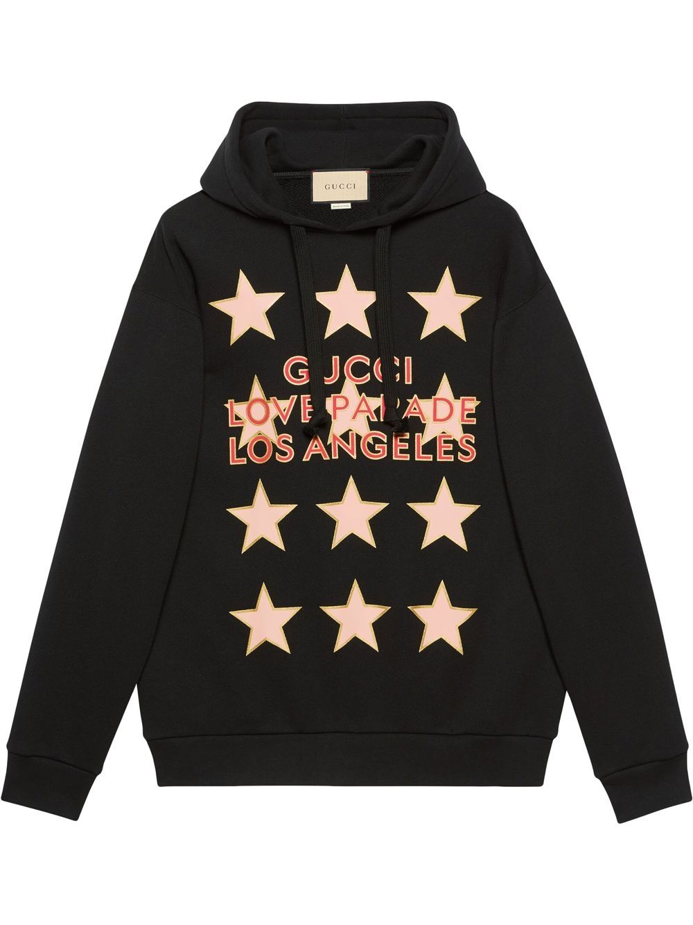Gucci star-print hoodie - Black von Gucci