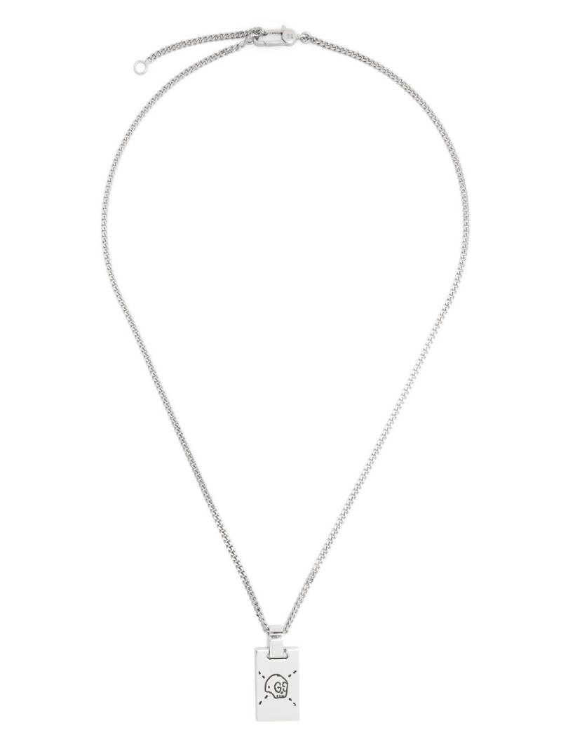 Gucci sterling silver GucciGhost necklace von Gucci