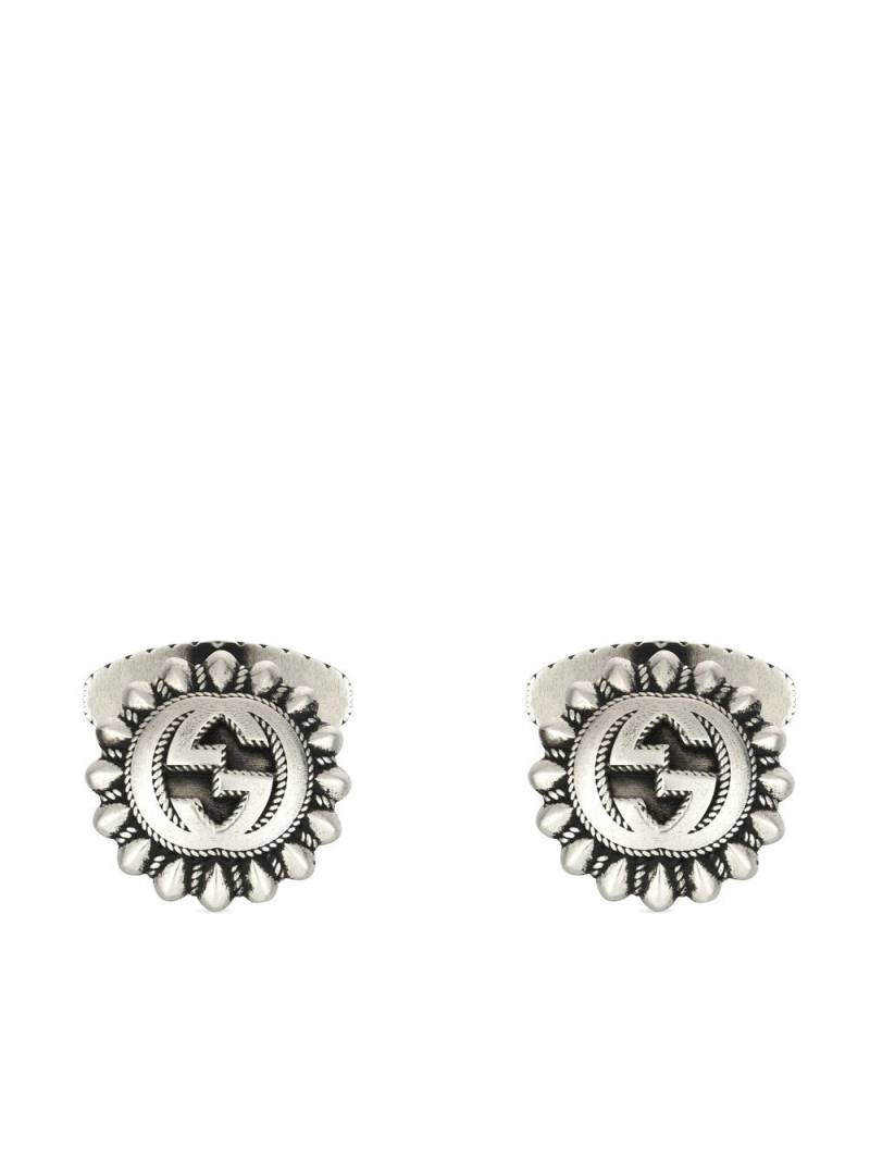 Gucci sterling silver Interlocking G cufflinks von Gucci