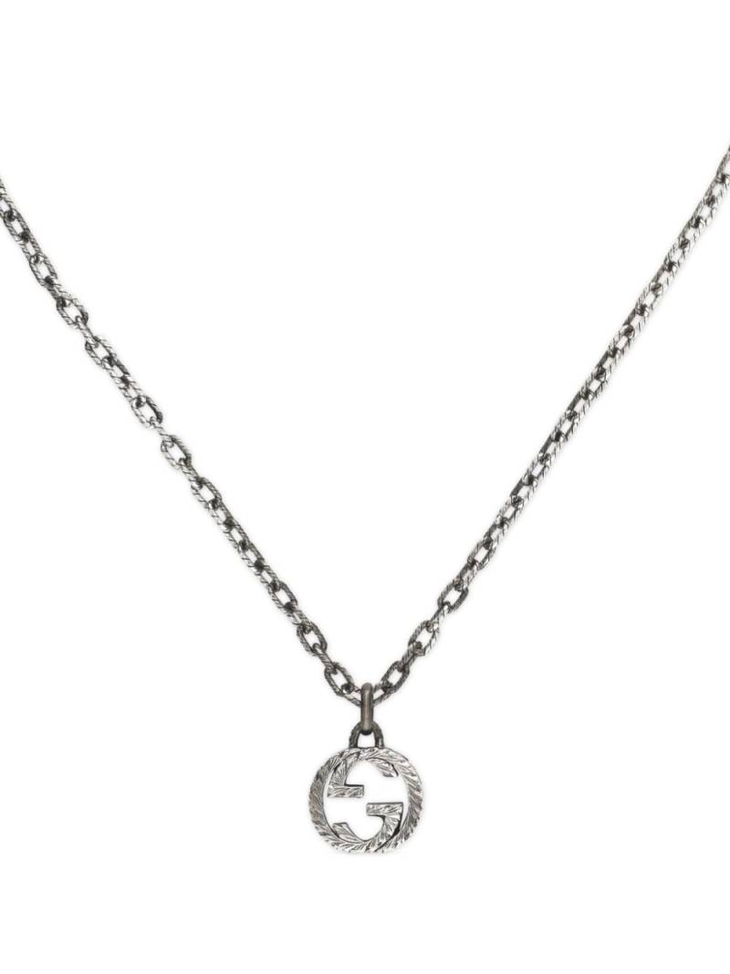 Gucci sterling silver Interlocking G necklace von Gucci