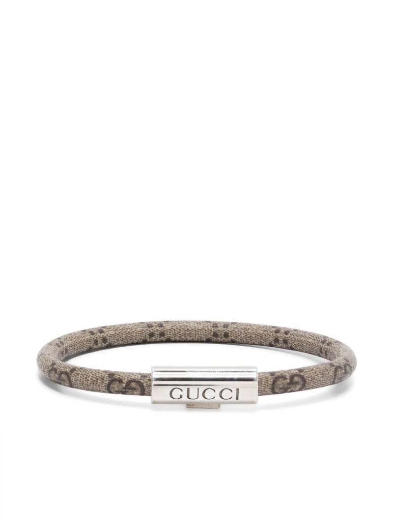 Gucci sterling silver Trademark GG Supreme bracelet von Gucci