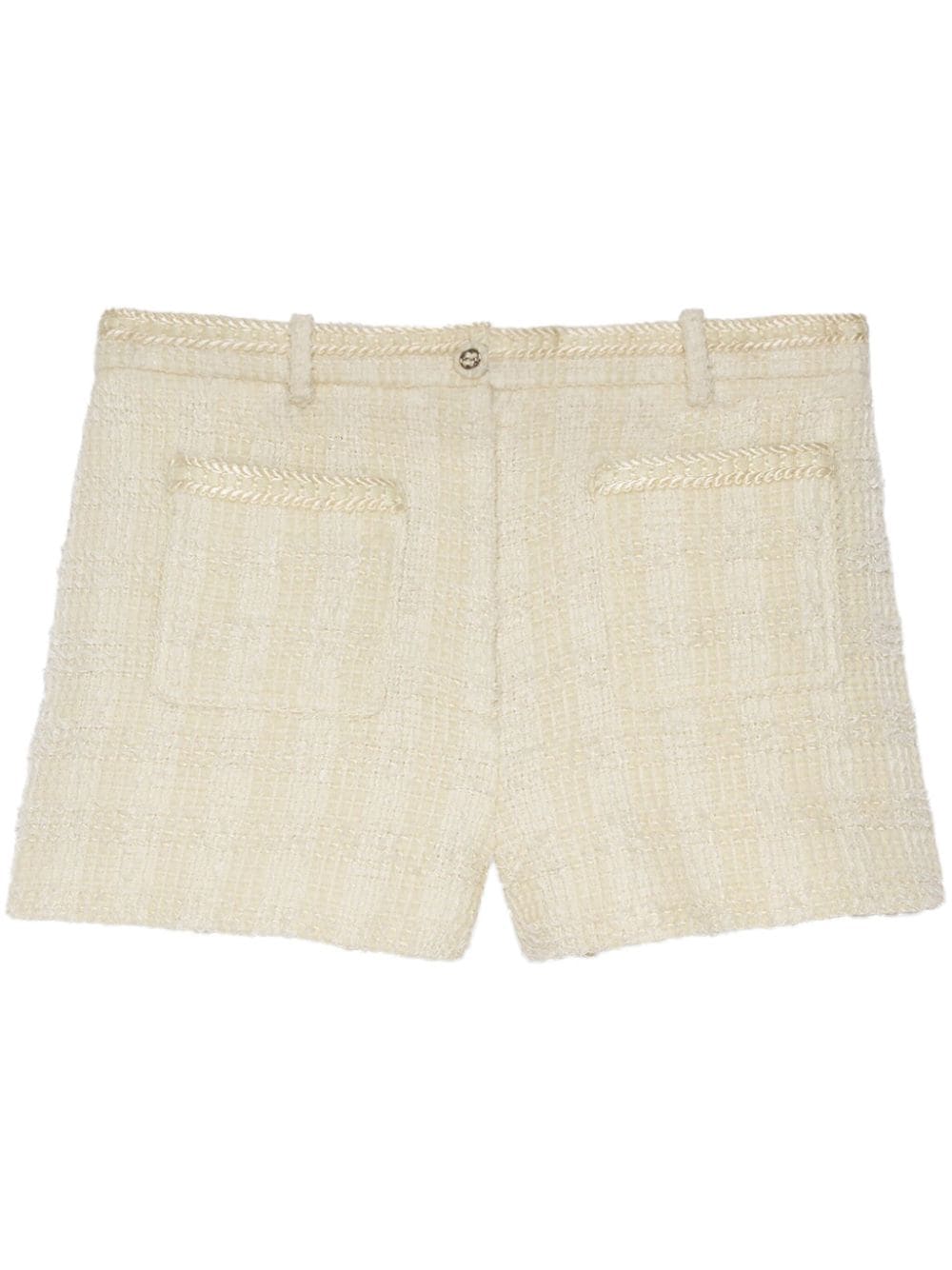 Gucci tailored wool-blend tweed shorts - Neutrals von Gucci