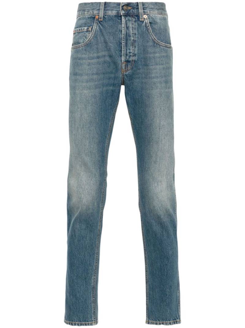 Gucci Horsebit-logo tapered jeans - Blue von Gucci