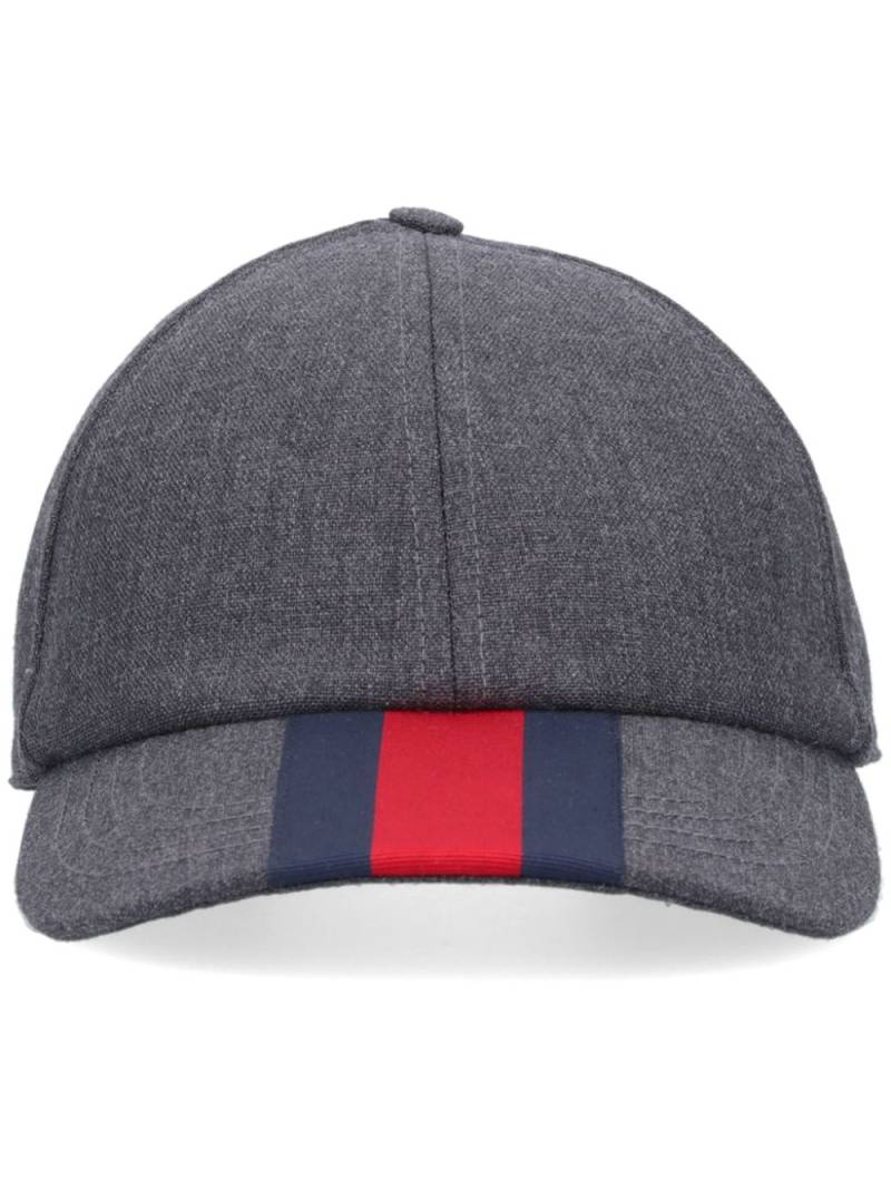 Gucci wool baseball cap - Grey von Gucci