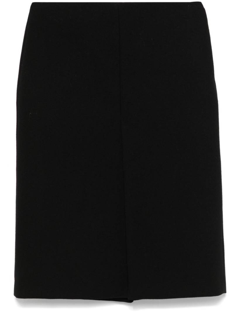 Gucci wool crepe midi skirt - Black von Gucci