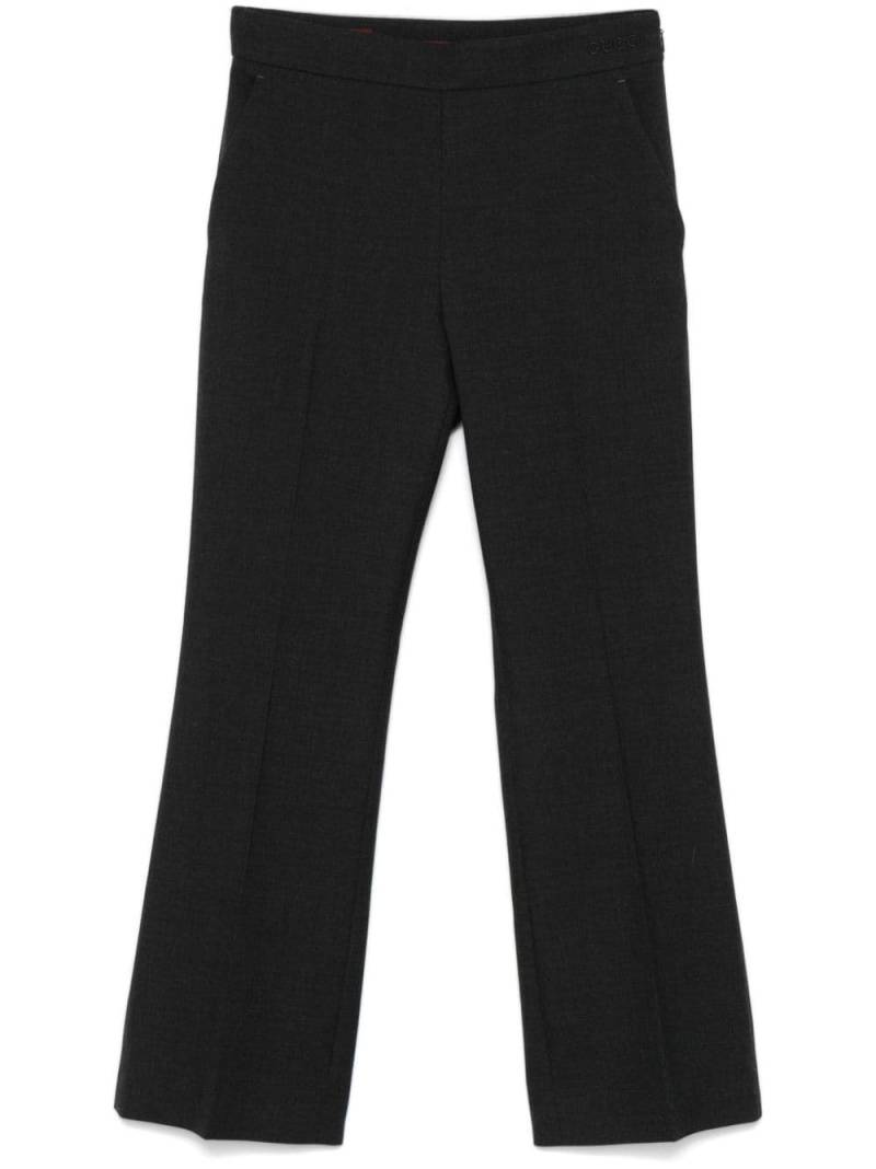 Gucci wool gabardine trousers - Grey von Gucci