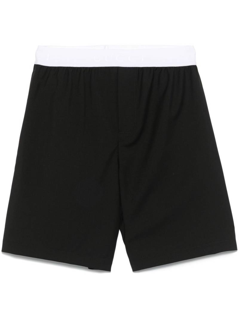 Gucci wool shorts - Black von Gucci