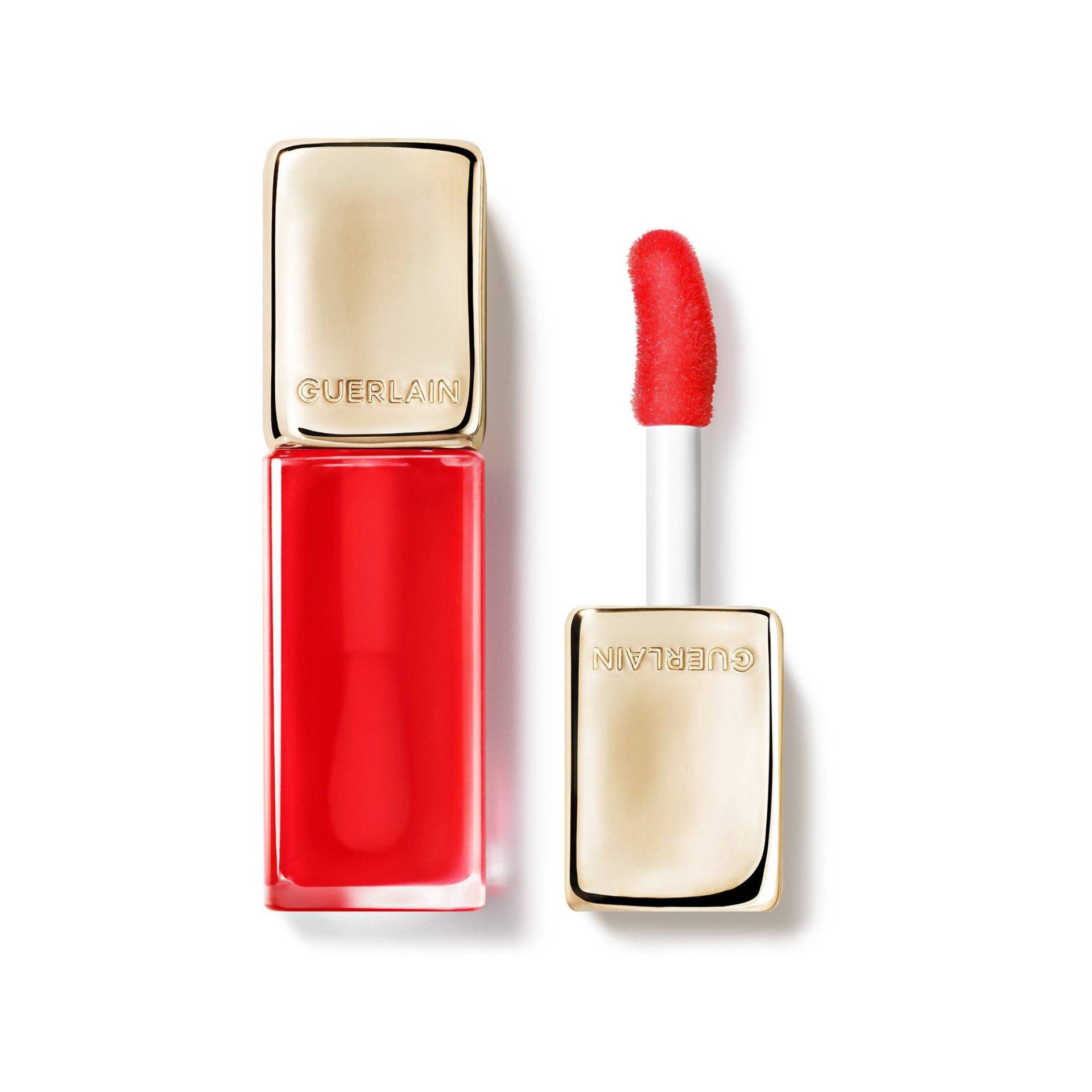 Kisskiss Bee Glow Oil 92% Natural-origin Honey Tint Lip Oil Damen  POPPY GLOW 9,5 ml von Guerlain