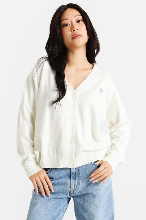 Guess Jeans Cardigan | Warm White | Damen  | M von Guess Jeans