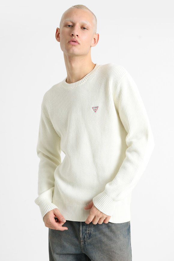 Guess Jeans Strickpullover | Warm White | Herren  | L von Guess Jeans