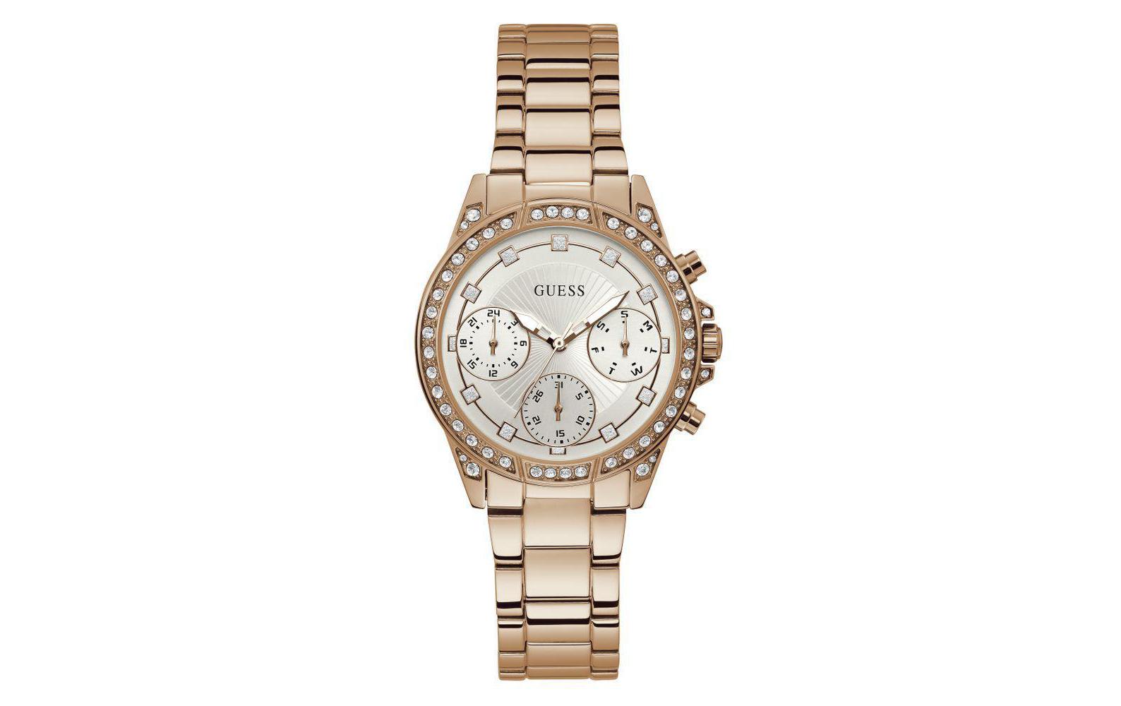 Guess Chronograph »Gemini W1293L1 Ø 36 mm Damen« von Guess