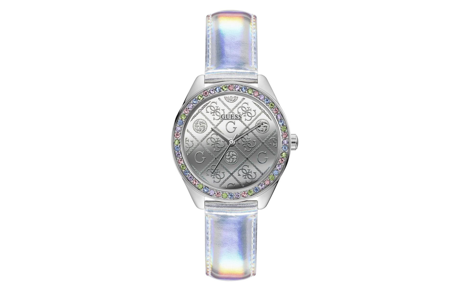 Guess Quarzuhr »Hologram GW0017L1 Ø 37 mm, Damen, Irisierend« Guess Quarzuhr »Hologram GW0017L1 Ø 37 mm, Damen, Irisierend« von Guess
