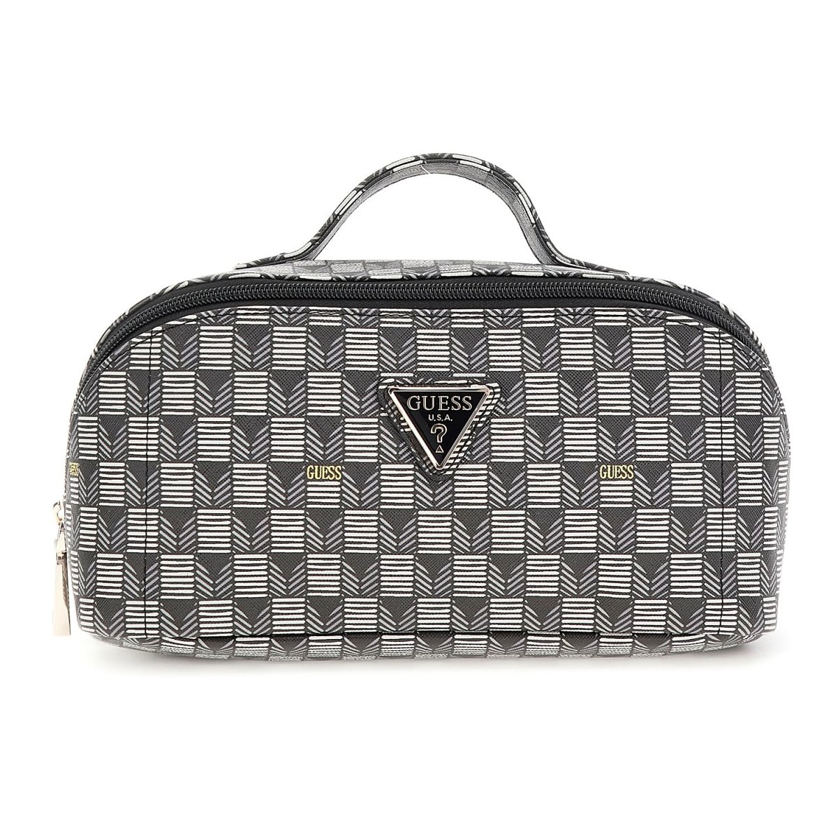 G WAVE - Cosmetic Travel Bag Black Logo von Guess