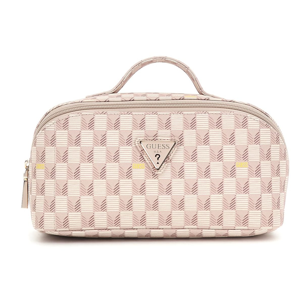 G WAVE - Cosmetic Travel Bag Blush Logo von Guess