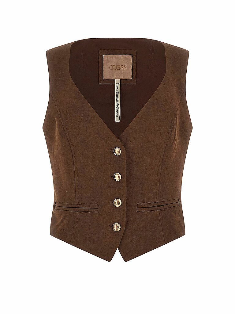 GUESS Gilet braun | L von Guess