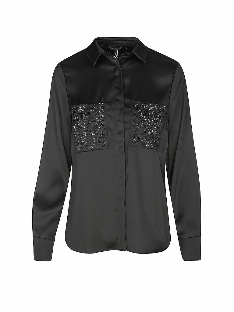 GUESS Hemdbluse schwarz | M GUESS Hemdbluse schwarz | M von Guess