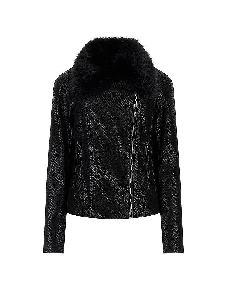 GUESS Lederjacke NEW OLIVIA schwarz | L GUESS Lederjacke NEW OLIVIA schwarz | L von Guess