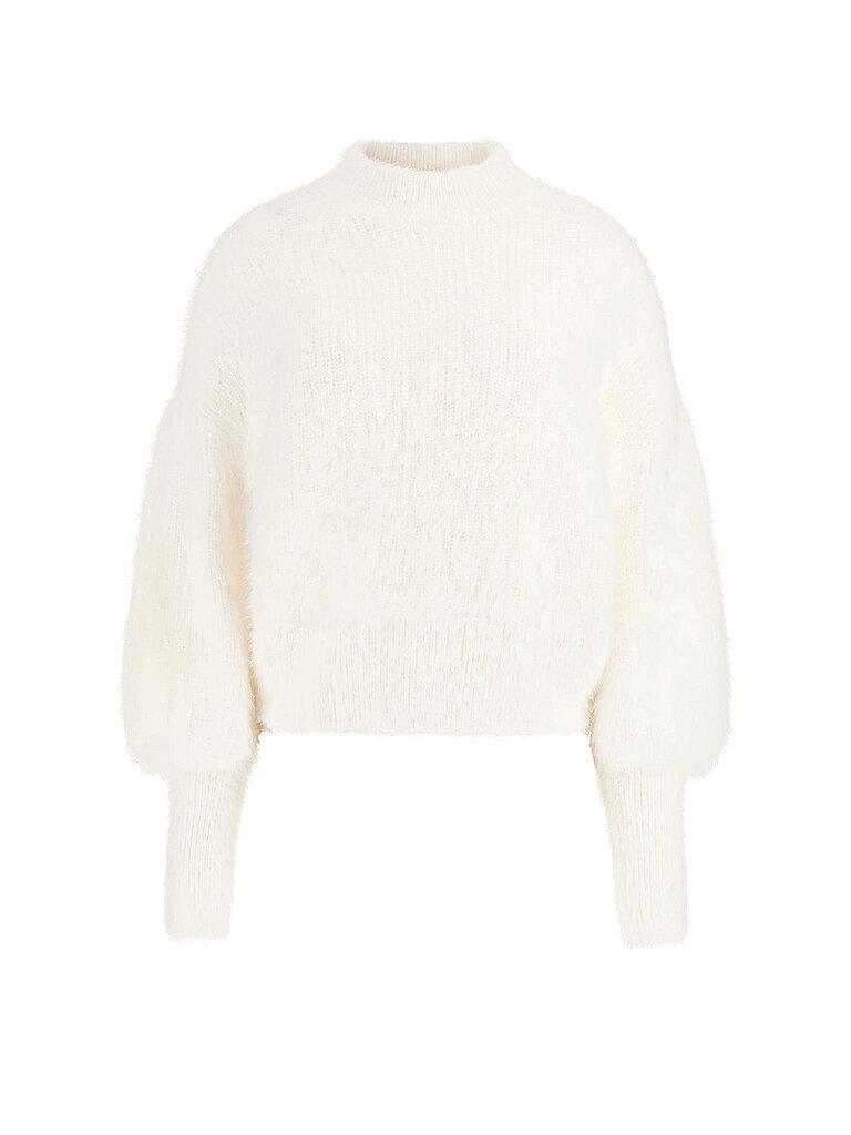 GUESS Pullover in Felloptik KEYLA creme | L von Guess