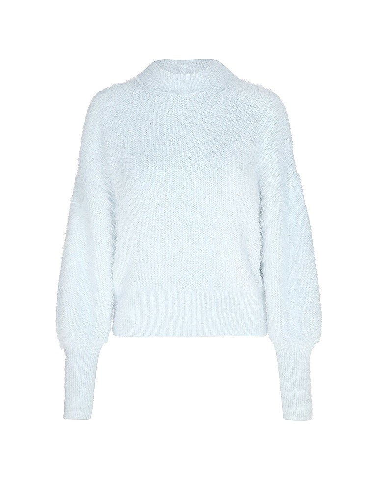 GUESS Pullover in Felloptik hellblau | M von Guess