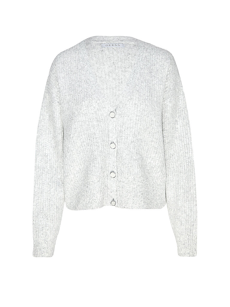 GUESS Strickjacke hellgrau | L von Guess