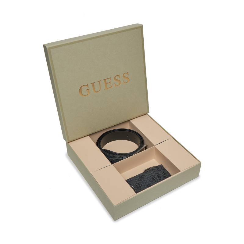 Kartenetui und Gürtel Set Guess Gift Box GFBOXM P3305 Schwarz von Guess