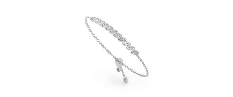 Guess Armkette »RE-LEAF Edelstahl« von Guess