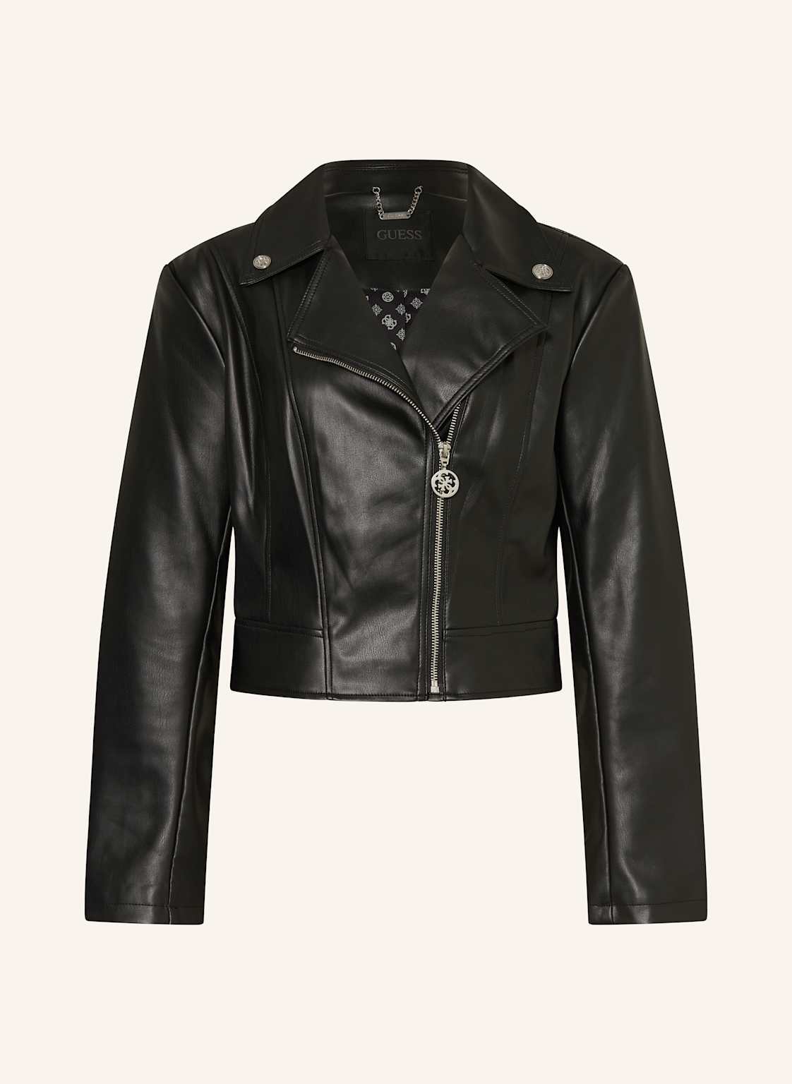 Guess Biker-Jacke Clemence In Lederoptik schwarz Guess Biker-Jacke Clemence In Lederoptik schwarz von Guess