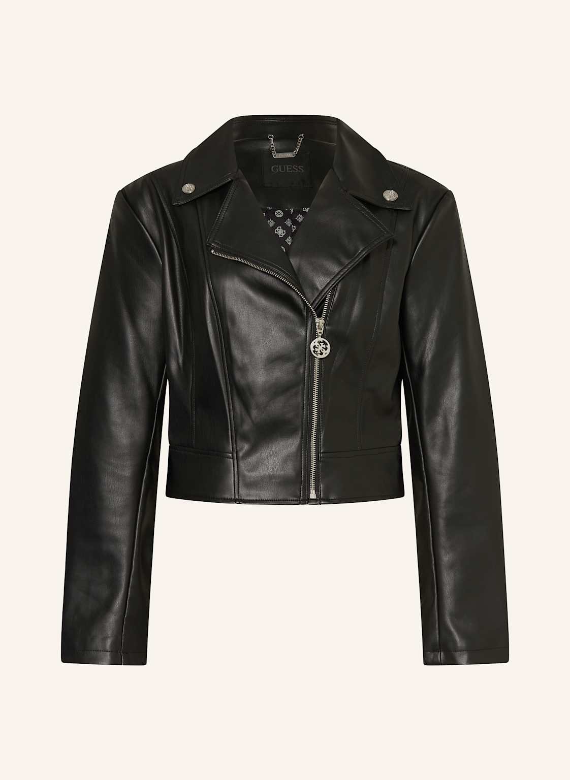 Guess Biker-Jacke Clemence In Lederoptik schwarz von Guess