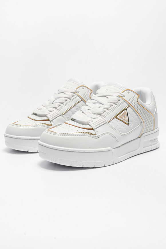 Guess Clelia Sneaker | White + Gold | Damen  | EU36 von Guess