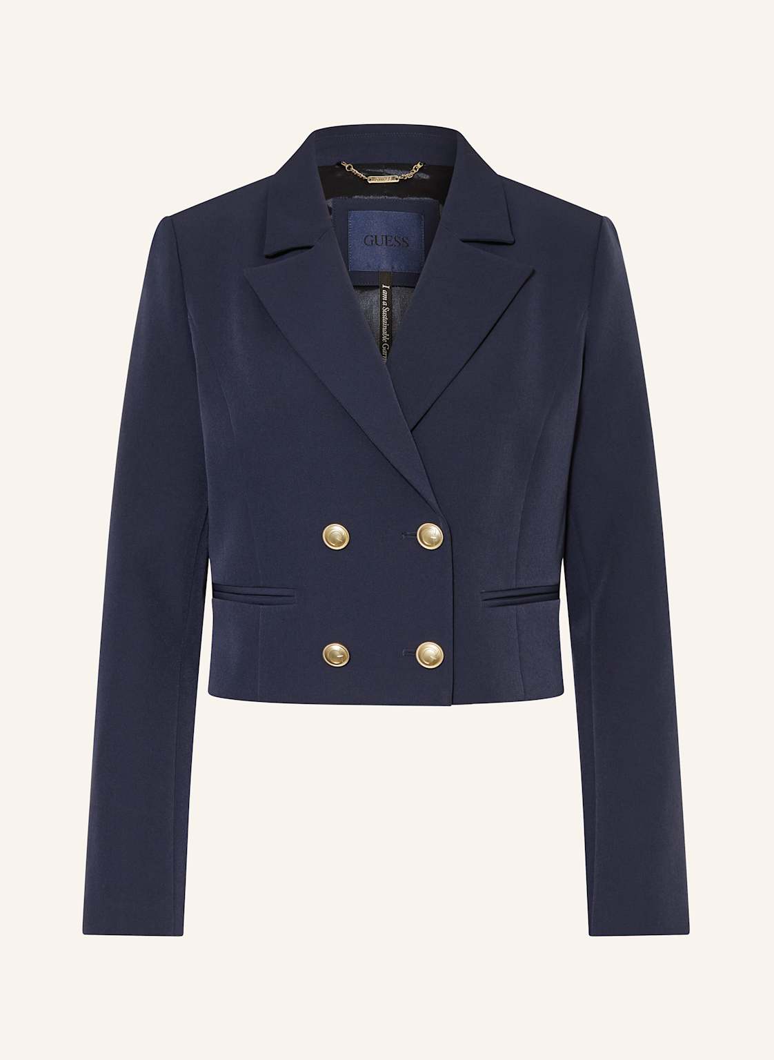 Guess Cropped-Blazer Andree blau Guess Cropped-Blazer Andree blau von Guess