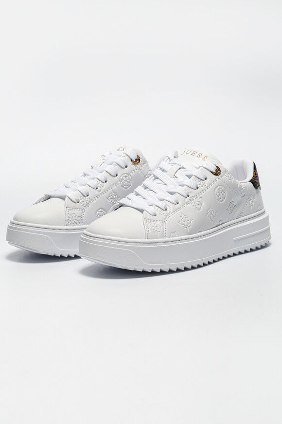 Guess Denesa Plateau Sneaker | White | Damen  | EU37 von Guess