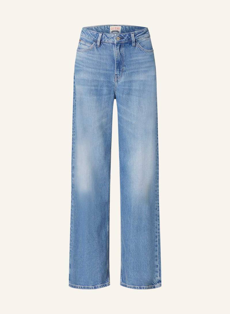 Guess Flared Jeans Bellflower blau von Guess