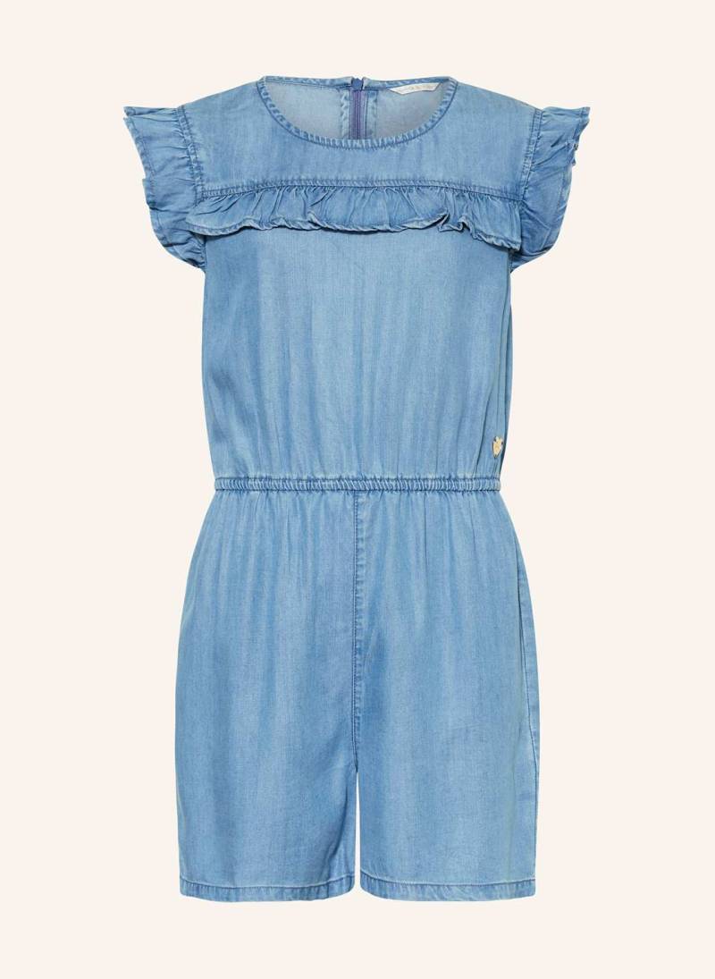 Guess Jeans-Jumpsuit Mit Volants blau von Guess