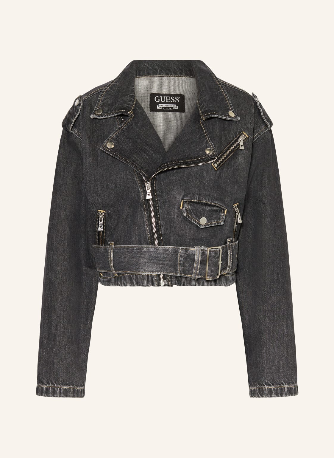 Guess Jeansjacke Sandy schwarz Guess Jeansjacke Sandy schwarz von Guess