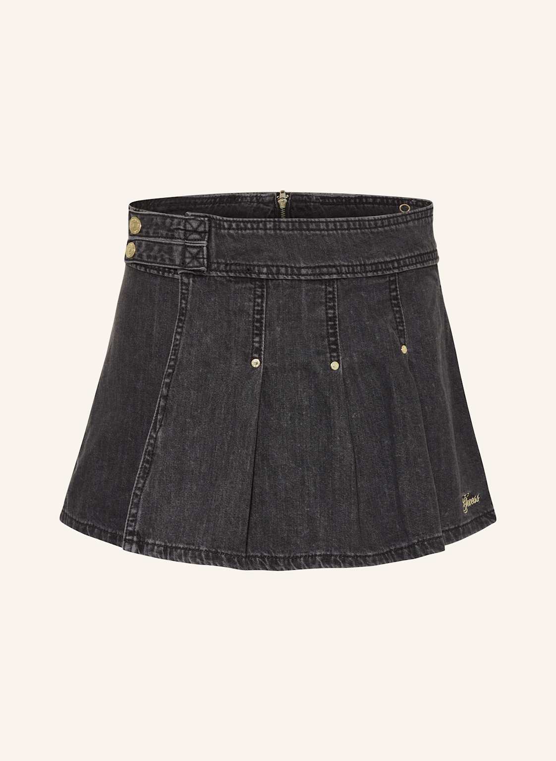 Guess Jeansshorts In Wickeloptik schwarz von Guess