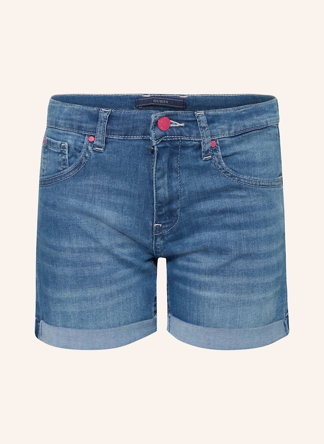 Guess Jeansshorts Mit Schmucksteinen blau Guess Jeansshorts Mit Schmucksteinen blau von Guess