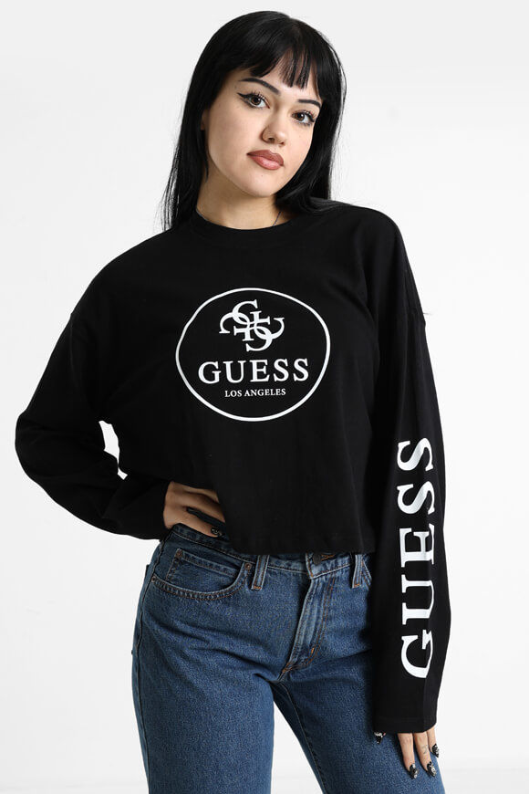 Guess Langarmshirt | Jet Black | Damen  | XS von Guess